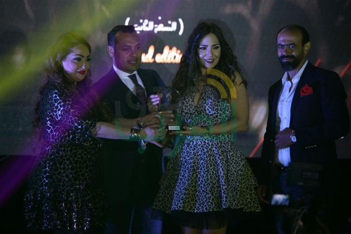 بالصور.. تكريم نجوم الفن بمهرجان النخبه للإعلام العربي