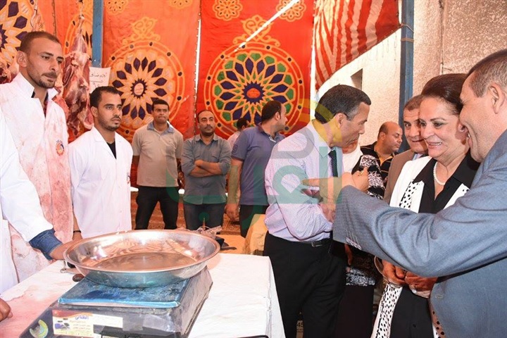 افتتاح معرض لحوم عيد الاضحى المبارك بمحافظه البحيره 