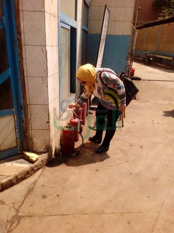 بالصور.. حملة مكثفة على محطات الوقود بشبرا الخيمة
