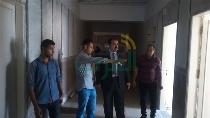 وكيل وزارة  الصحة بالشرقية يتابع أعمال التطوير بمستشفي الصوة التكاملي بـ"أبو حماد"