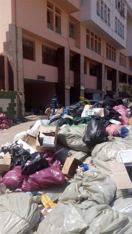 بالصور.. كارثة تهدد آلاف المرضى والعاملين بمستشفي جامعة المنوفية 