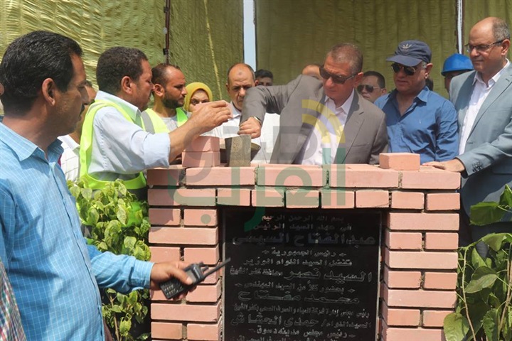 بالصور..محافظ كفر الشيخ يفتتح مشروع الصرف الصحي بكنيسة الصرادوسي بتكلفة 230 مليون جنيه 