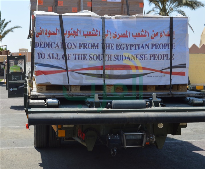 استمرار تدفق الجسر الجوي لنقل المساعدات المصرية لدولة جنوب السودان
