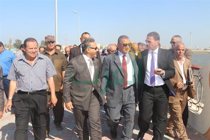 بالفيديو والصور.. محافظ كفرالشيخ ولجنة محلية النواب يتفقدون كورنيش بحيرة البرلس