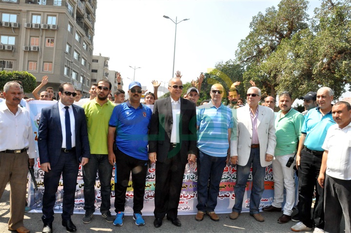 بالصور.. انطلاق مهرجان الدراجات أمام مبنى محافظة القليوبية