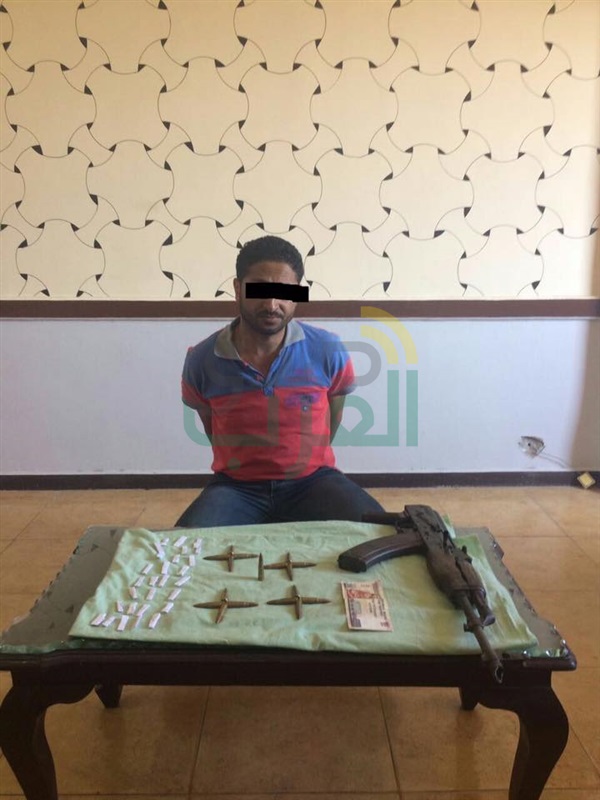أمن كفر الشيخ يضبط 7 قطع سلاح و3 كيلو بانجو قبل العيد