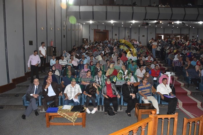محافظ البحيره تشهد ندوة ثقافيه فى دمنهور