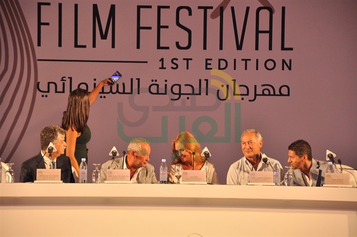 بالصور.. بدء فعاليات المؤتمر الصحفي لمهرجان الجونة السينمائي