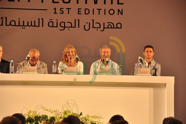 بالصور.. بدء فعاليات المؤتمر الصحفي لمهرجان الجونة السينمائي
