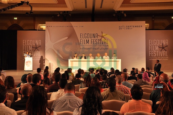 بالصور.. بدء فعاليات المؤتمر الصحفي لمهرجان الجونة السينمائي
