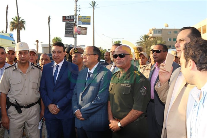 بالصور.. القيادات الأمنية والتنفيذية يشاركون قوات أمن كفر الشيخ إفطارهم