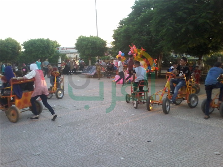 إقبال كثيف على الحدائق والنوادى فى ثانى أيام عيد الأضحى بالقليوبية