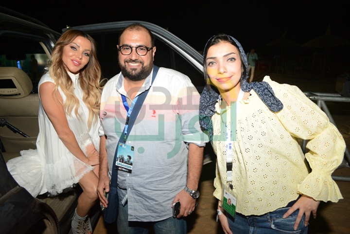 بالصور..  حماقي يتألق بأضخم حفل العيد داخل بلو بلو السخنة