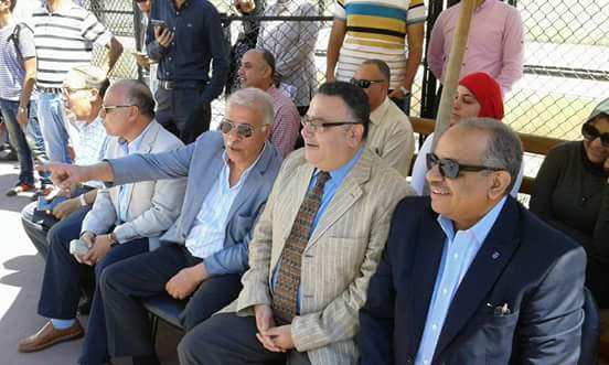 بالصور :  جامعة الاسكندرية تفتتح الدورة الافريقية للكرة الخماسية 