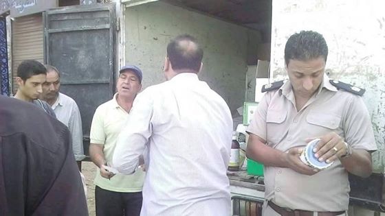 ضبط سيارة محملة بمبيدات زراعية  غير مسجلة بالشرقية