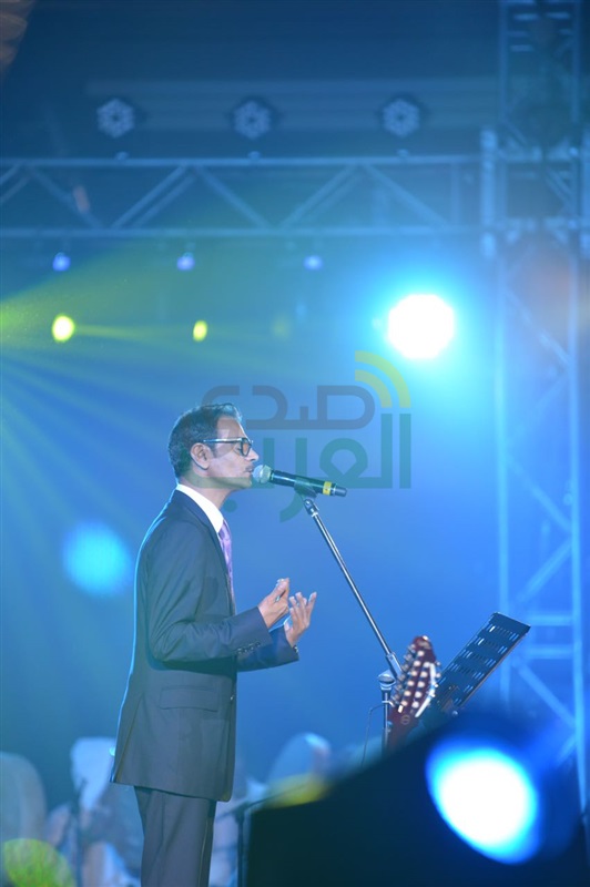 بالصور.. حفل الفنان "رابح صقر" بأحد فنادق القاهرة