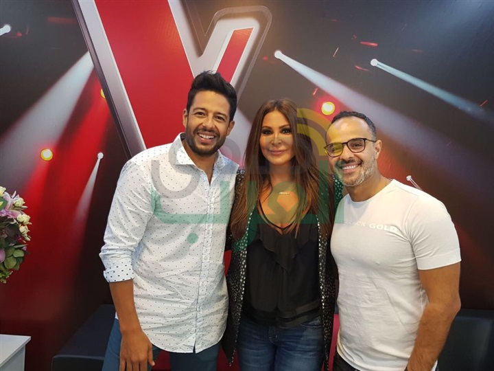 بالصورة.. محمد حماقى يبدأ تصوير برنامج "ذا فويس"
