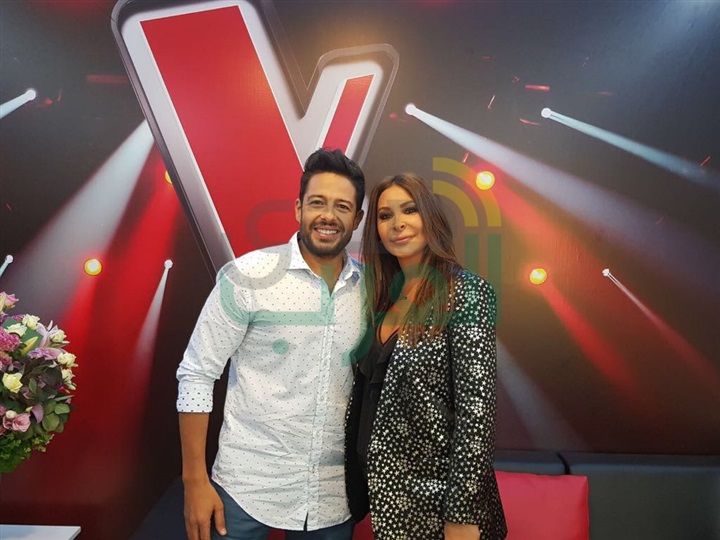 بالصورة.. محمد حماقى يبدأ تصوير برنامج "ذا فويس"