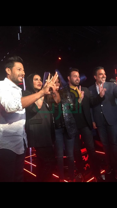 بالصورة.. محمد حماقى يبدأ تصوير برنامج "ذا فويس"