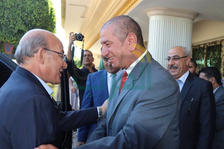بالصور.. محافظ كفرالشيخ يستقبل وزير الزراعة