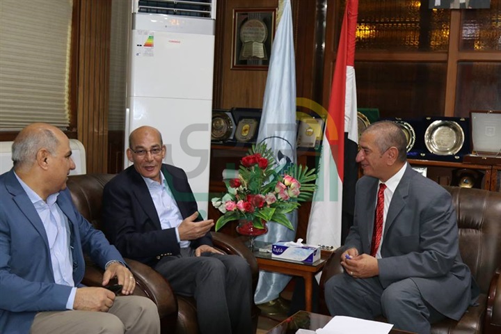 بالصور.. محافظ كفرالشيخ يستقبل وزير الزراعة