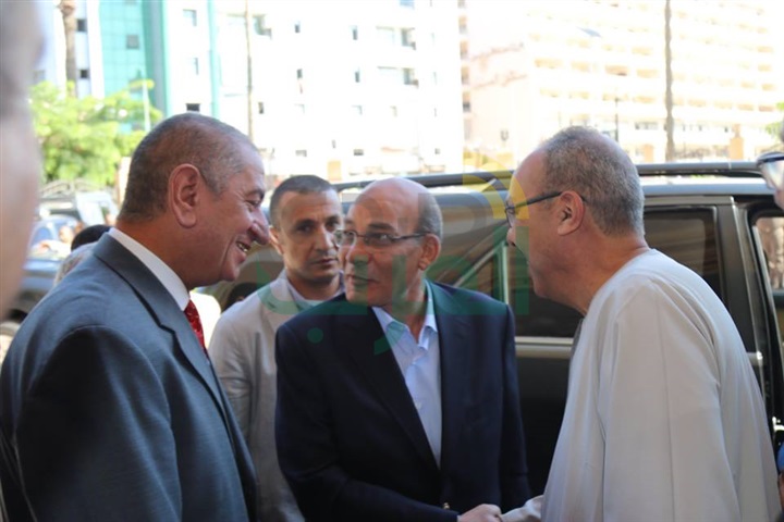 بالصور.. محافظ كفرالشيخ يستقبل وزير الزراعة