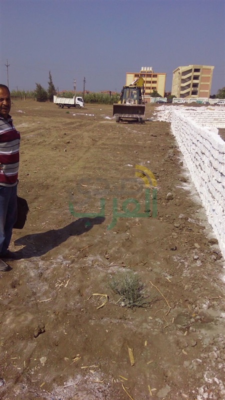 إزالة 3550 متر تعدى على الأراضى الزراعية بكفر شكر