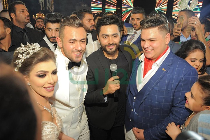 بالصور.. فؤش وشرين وتامر فى زفاف لؤى وهبة بالصور.. فؤش وشرين وتامر فى زفاف لؤى وهبة