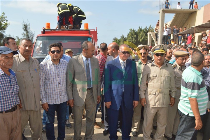 بالصور..جنازة شهيد العريش الثاني بكفر الشيخ تتحول لمظاهرة ضد الاٍرهاب 