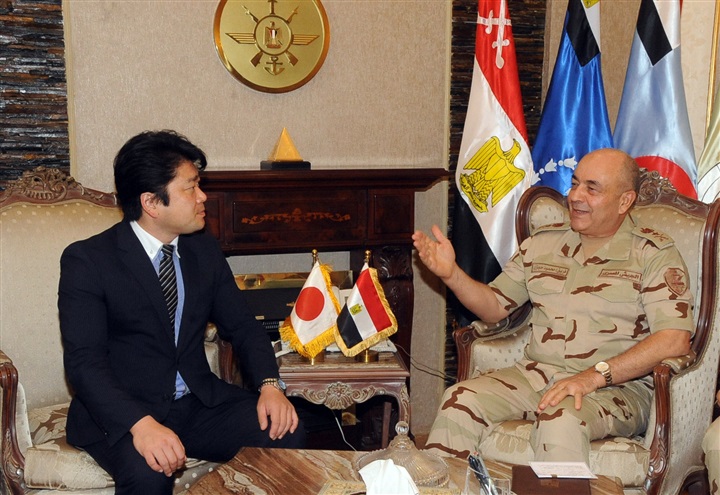 الفريق حجازي يلتقى وزير الدولة للدفاع اليابانى الفريق حجازي يلتقى وزير الدولة للدفاع اليابانى