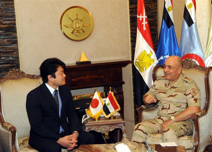 الفريق حجازي يلتقى وزير الدولة للدفاع اليابانى الفريق حجازي يلتقى وزير الدولة للدفاع اليابانى