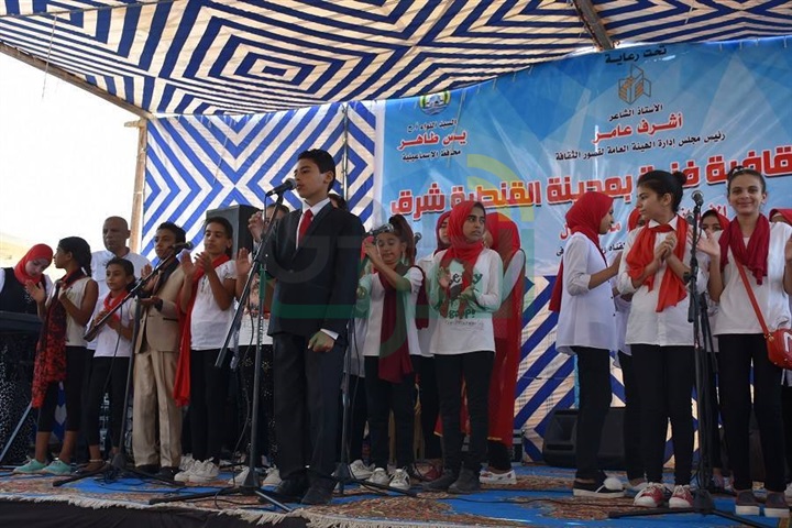 بالصور.. وضع حجر أساس قصر ثقافة القنطرة شرق