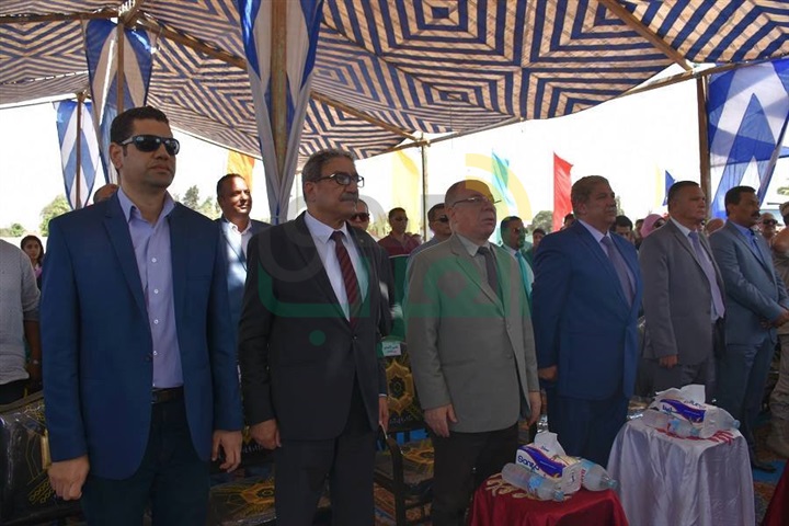 بالصور.. وضع حجر أساس قصر ثقافة القنطرة شرق