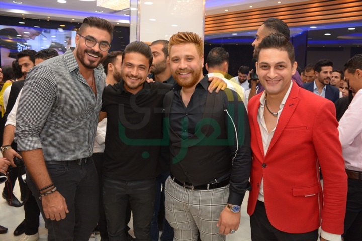 بالصور .. سمية الخشاب وأحمد سعد في احتفالية هشام ربيع بالصور .. سمية الخشاب وأحمد سعد في احتفالية هشام ربيع