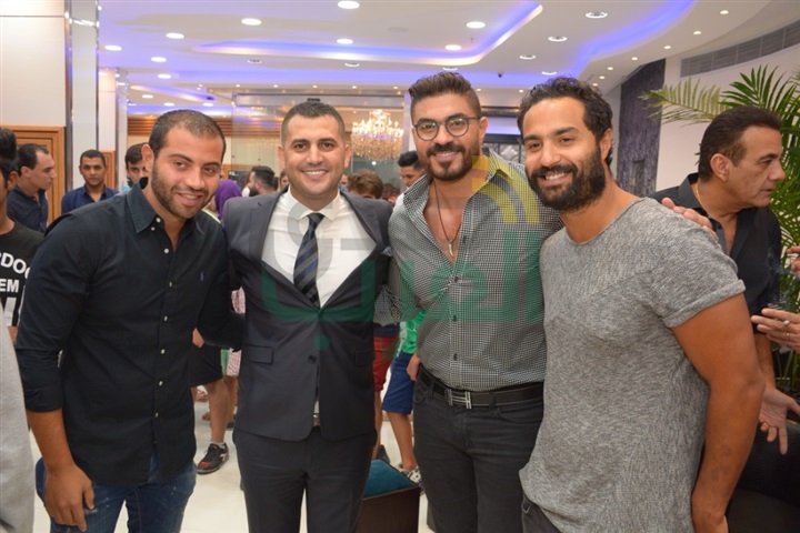 بالصور .. سمية الخشاب وأحمد سعد في احتفالية هشام ربيع بالصور .. سمية الخشاب وأحمد سعد في احتفالية هشام ربيع