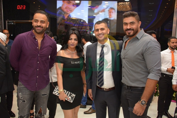 بالصور .. سمية الخشاب وأحمد سعد في احتفالية هشام ربيع بالصور .. سمية الخشاب وأحمد سعد في احتفالية هشام ربيع