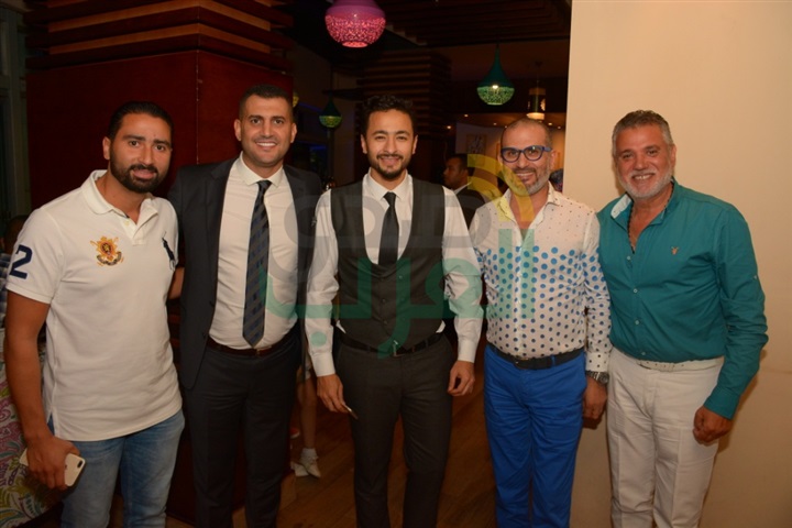 بالصور .. سمية الخشاب وأحمد سعد في احتفالية هشام ربيع بالصور .. سمية الخشاب وأحمد سعد في احتفالية هشام ربيع