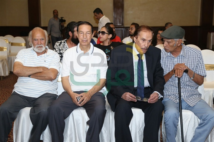 بدء ندوة الفنان عزت العلايلي بحضور نجوم الفن بدء ندوة الفنان عزت العلايلي بحضور نجوم الفن
