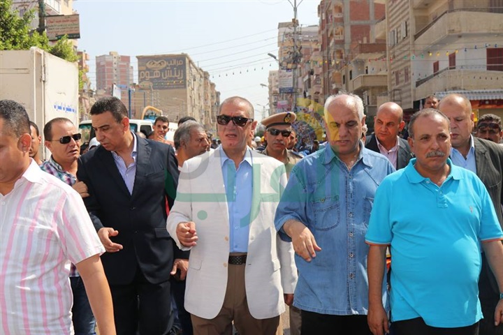 الصور.. محافظ كفر الشيخ يشهد محاكاة حية لمواجهة السيول والأمطار
