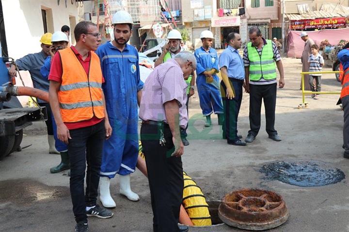 الصور.. محافظ كفر الشيخ يشهد محاكاة حية لمواجهة السيول والأمطار