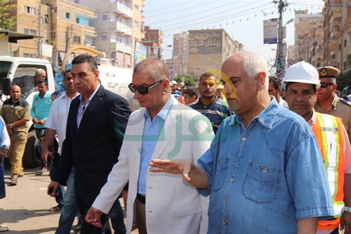 الصور.. محافظ كفر الشيخ يشهد محاكاة حية لمواجهة السيول والأمطار