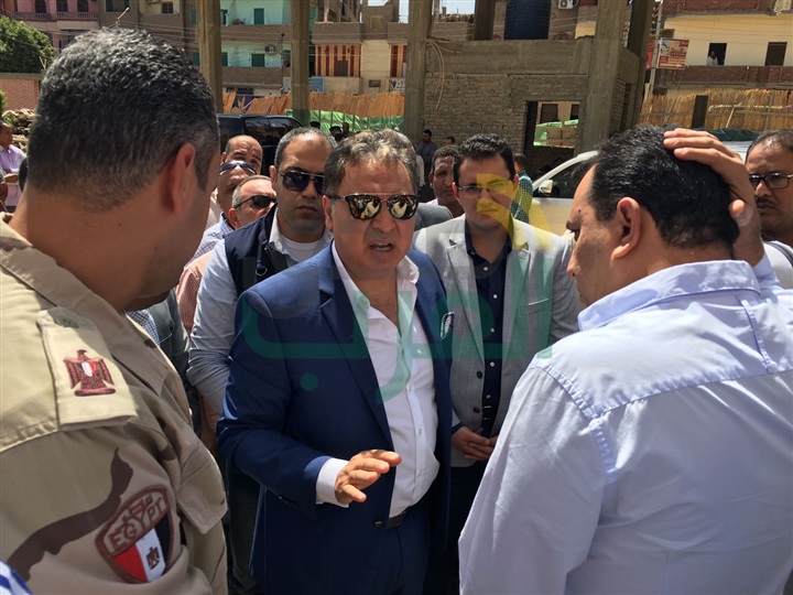 بالصور.. وزير الصحة يتفقد إنشاءات مستشفى العديسات بالأقصر