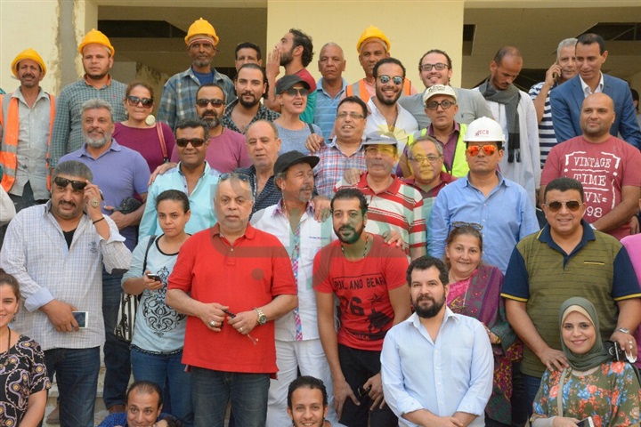 بالصور.. وفد نقابة المهن التمثيلية يتفقد مشروع الإسكان الخاص بهم بالصور.. وفد نقابة المهن التمثيلية يتفقد مشروع الإسكان الخاص بهم