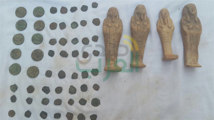 بالصور.. إحباط تهريب قطع أثرية نادرة بالمحافظات