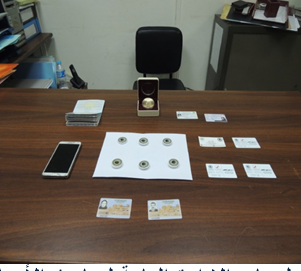 ضبط عاطل وزوجته لانتحالهما صفة دبلوماسيين للنصب على المواطنين