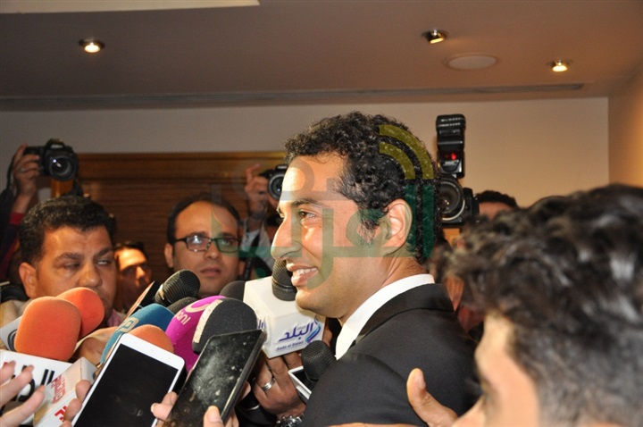 بالصور.. غادة عبد الرازق وعمرو سعد ووفاء عامر وخالد الصاوى فى مؤتمر فيلم كارما بالصور.. غادة عبد الرازق وعمرو سعد ووفاء عامر وخالد الصاوى فى مؤتمر فيلم كارما