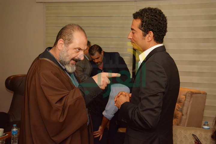 بالصور.. غادة عبد الرازق وعمرو سعد ووفاء عامر وخالد الصاوى فى مؤتمر فيلم كارما بالصور.. غادة عبد الرازق وعمرو سعد ووفاء عامر وخالد الصاوى فى مؤتمر فيلم كارما