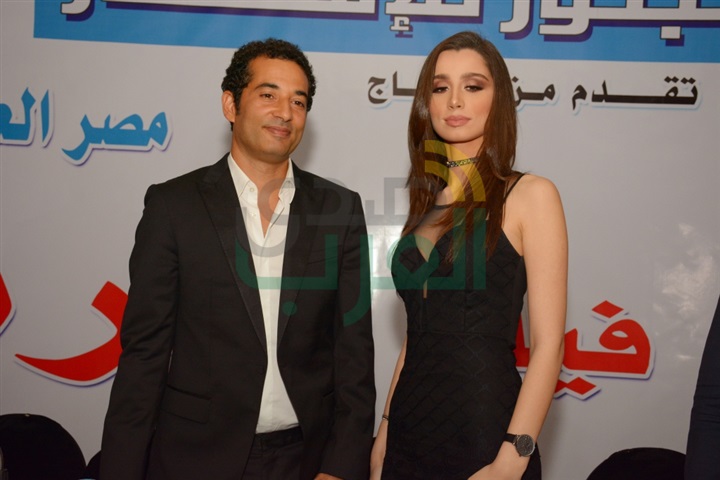 بالصور.. غادة عبد الرازق وعمرو سعد ووفاء عامر وخالد الصاوى فى مؤتمر فيلم كارما بالصور.. غادة عبد الرازق وعمرو سعد ووفاء عامر وخالد الصاوى فى مؤتمر فيلم كارما