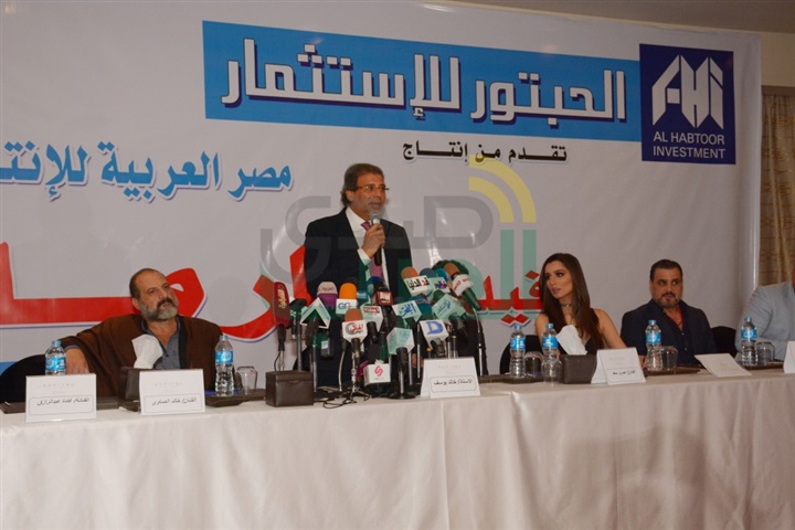 بالصور.. غادة عبد الرازق وعمرو سعد ووفاء عامر وخالد الصاوى فى مؤتمر فيلم كارما بالصور.. غادة عبد الرازق وعمرو سعد ووفاء عامر وخالد الصاوى فى مؤتمر فيلم كارما