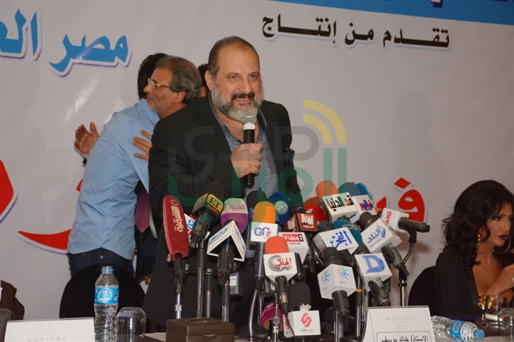 بالصور.. غادة عبد الرازق وعمرو سعد ووفاء عامر وخالد الصاوى فى مؤتمر فيلم كارما بالصور.. غادة عبد الرازق وعمرو سعد ووفاء عامر وخالد الصاوى فى مؤتمر فيلم كارما